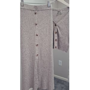 Two-piece Ribbed Set